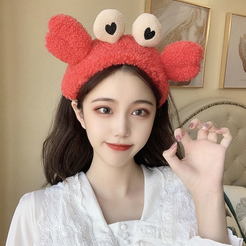 Băng đô rửa mặt chống trượt họa tiết hoạt hình phong cách hàn quốc đáng yêu cho nữ