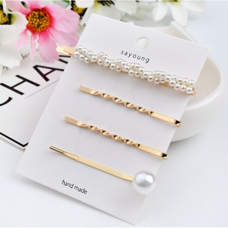 SET 4 CHIẾC KẸP TÓC NỮ THỜI TRANG HÀN QUỐC (T016)