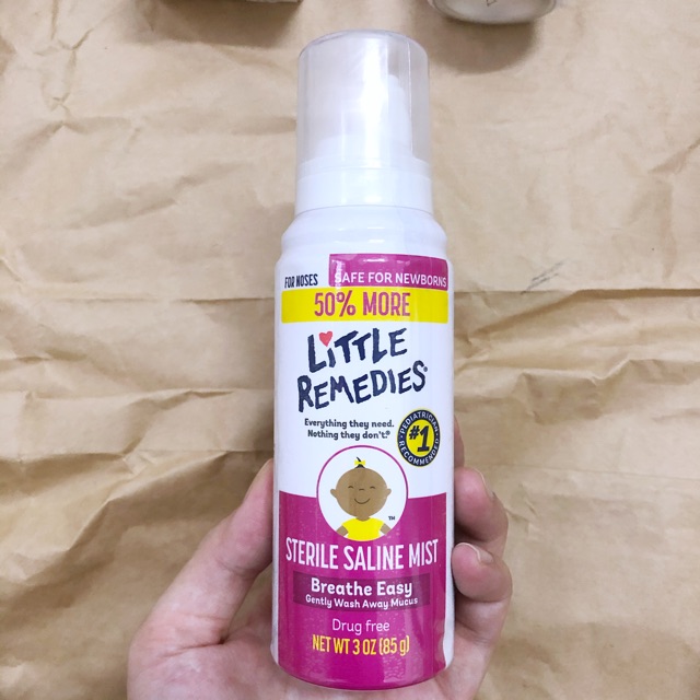 Xịt mũi Little Remedies Mỹ