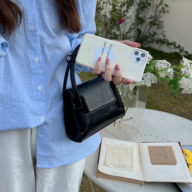 Túi Đeo Chéo Hình Vuông Nhỏ Màu Hồng Kiểu Ngoại Quốc Hàng Mới 2022