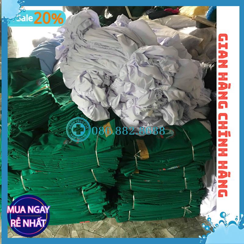 Ga trải giường bệnh viện, ga phủ ghế làm răng màu xanh lá cây | BigBuy360 - bigbuy360.vn