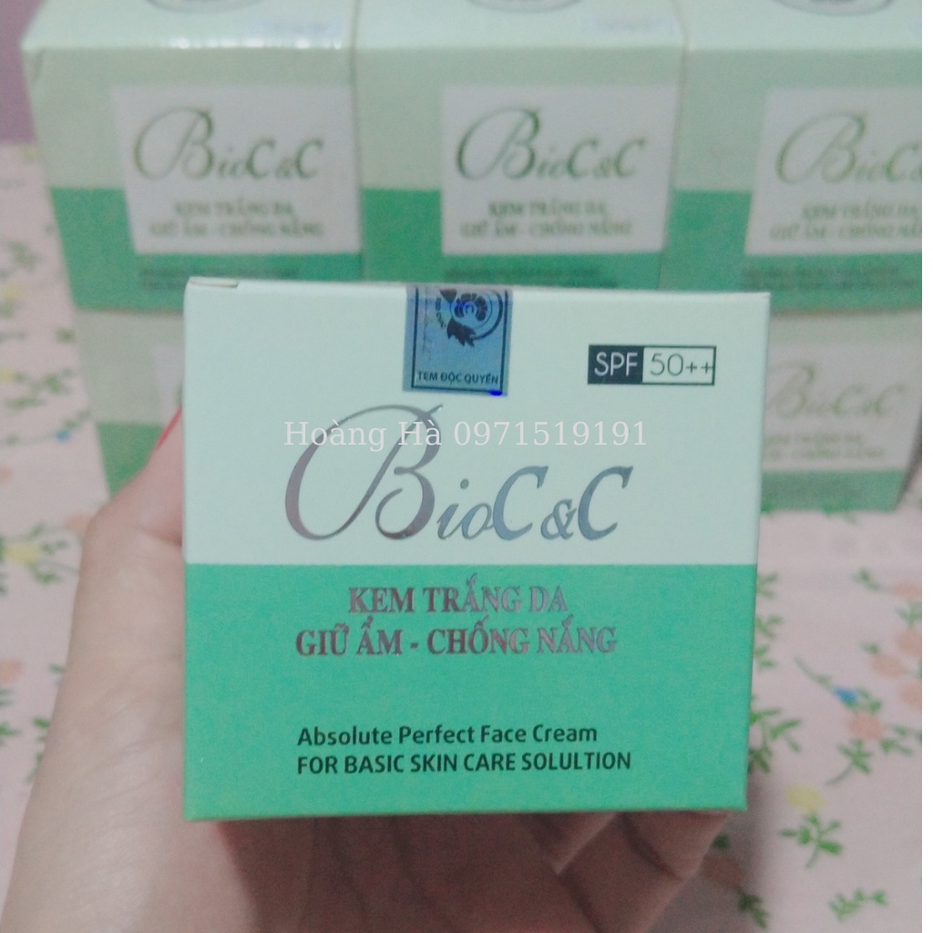 KEM DƯỠNG DA BIO C&C / KEM BIOC&C 10G ( TRẮNG DA, GIỮ ẨM, CHỐNG NẮNG)