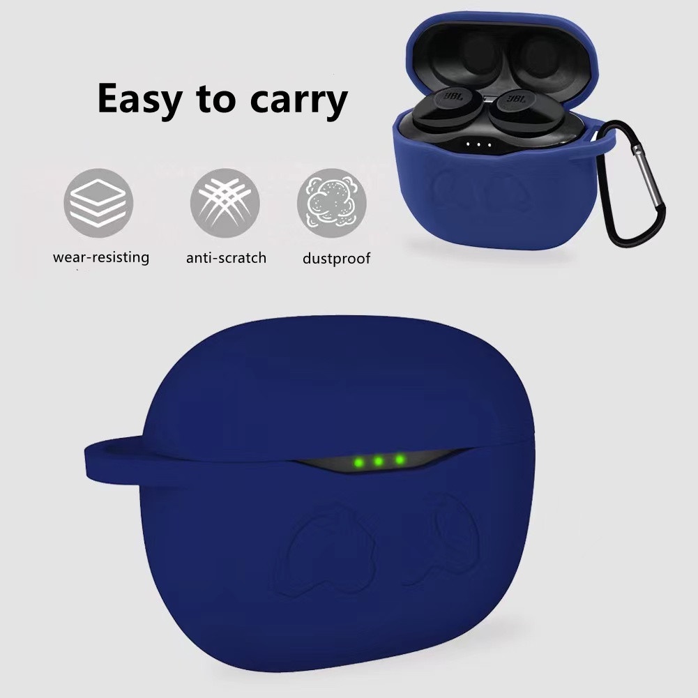 Hộp Đựng Bảo Vệ Tai Nghe Jbl Tune 120TWS Case T120 T125 TWS Bằng Silicon