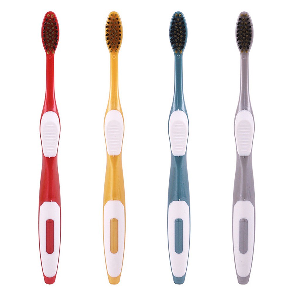 [Hàng mới về] Bàn chải đánh răng hình chữ U bằng nhựa PP mềm nhiều màu bắt mắt cho nữ