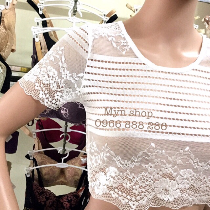 Áo ren mặc trong váy sát nách