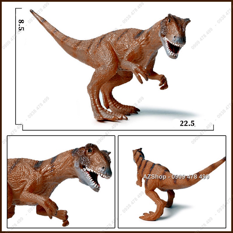 Mô Hình Khủng Long Ăn Thịt Nhanh Nhẹn Allosaurus - Xanh - 7750.1