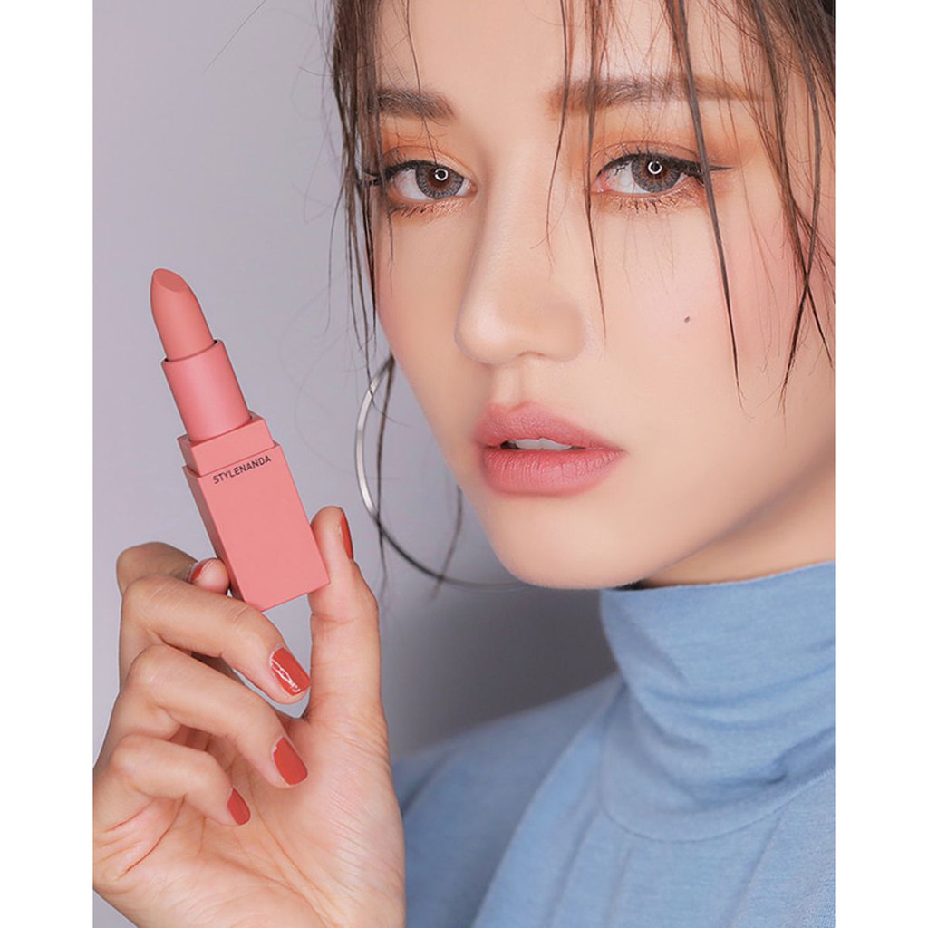 [Chuẩn Auth] Son lì 3CE Mood Recipe Matte Lip Color #218 Mirrorlike : Hồng Nude