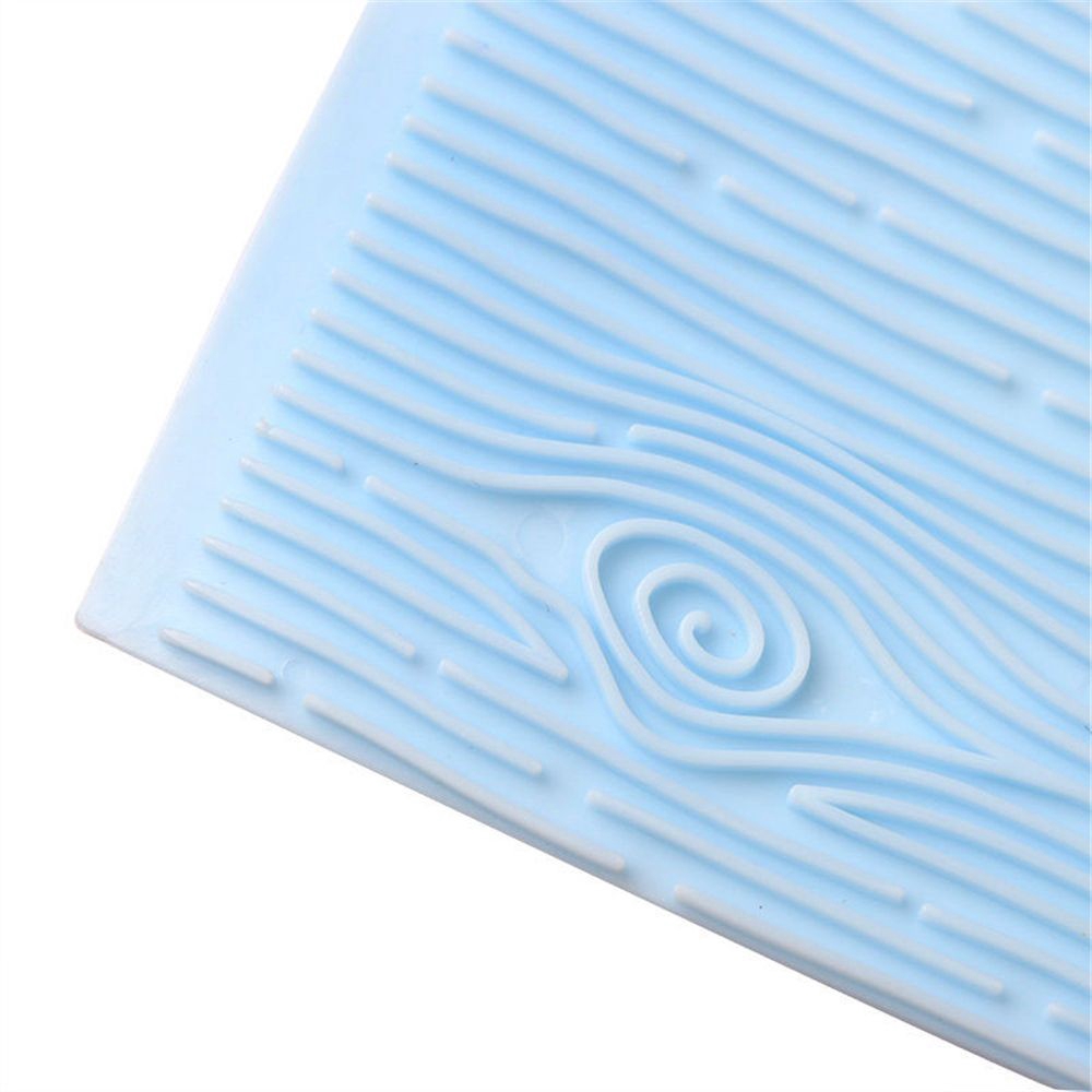 KUNHEV Set 2 khuôn làm bánh tạo hình hoa văn tường gỗ/đá/gạch tiện dụng