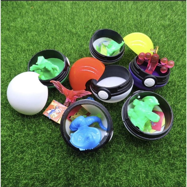Quả bóng nhựa đồ chơi pokemon cho bé