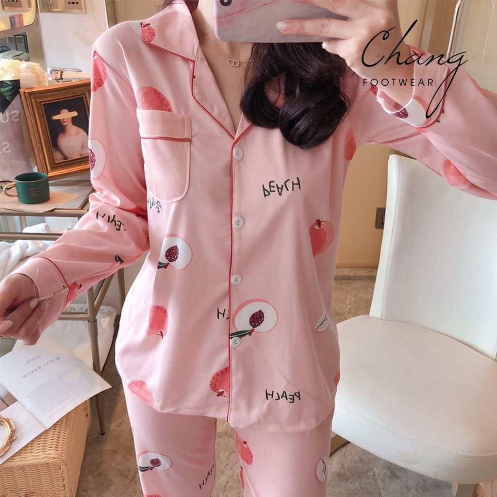 Bộ Ngủ Nữ Dài Tay | HÀNG MỚI VỀ | Bộ Pijama chất đẹp họa tiết SIÊU HOT ❤️