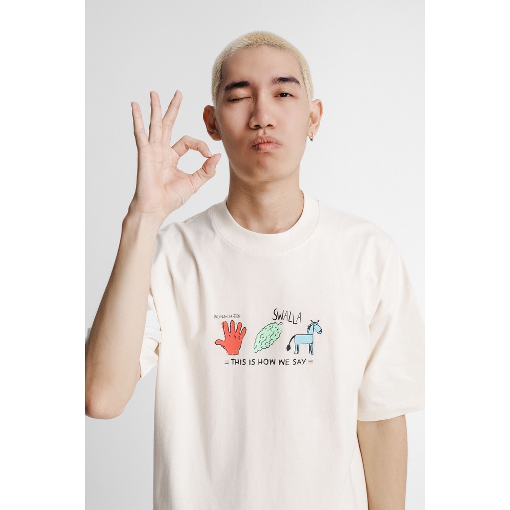 Áo thun unisex SWALLA SỜ QUA LA 100% PREMIUM COTTON - LOCAL BRAND chính hãng