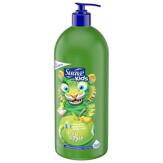 TẮM GỘI XẢ SUAVE - Kids 3in1 Apple ( Mùi Táo, dưa hấu)