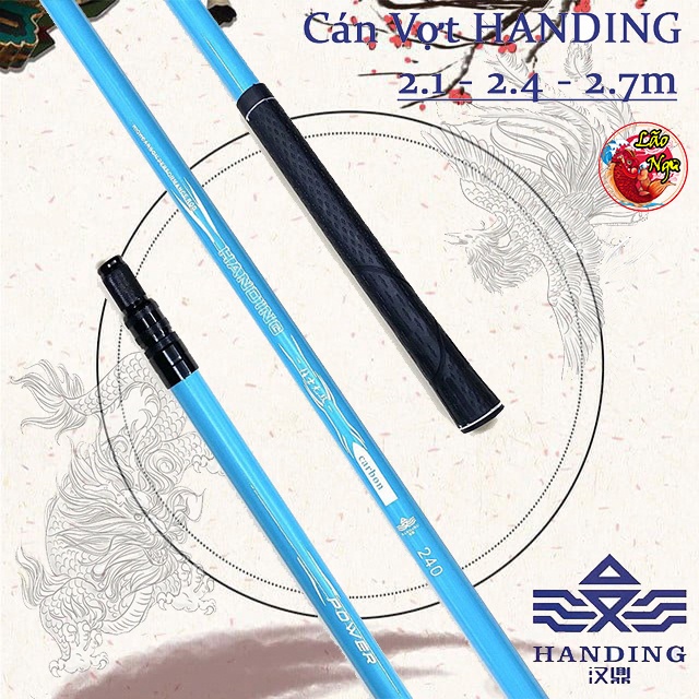 Cán Vợt Câu Cá Handing chất liệu Carbon có thể thu gọn cao cấp