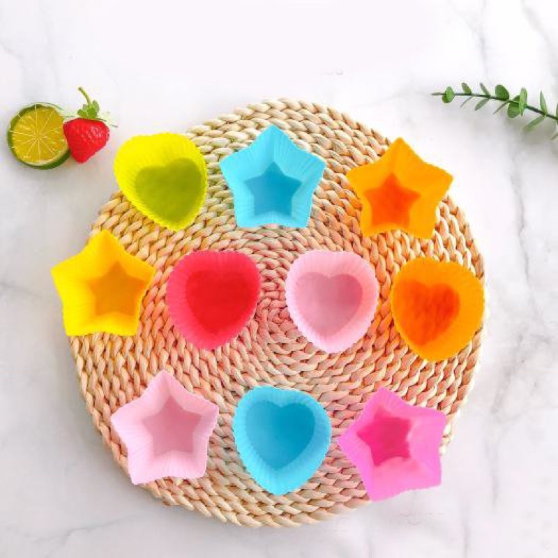 Khuôn cupcake silicon 7cm để làm bánh cho bé