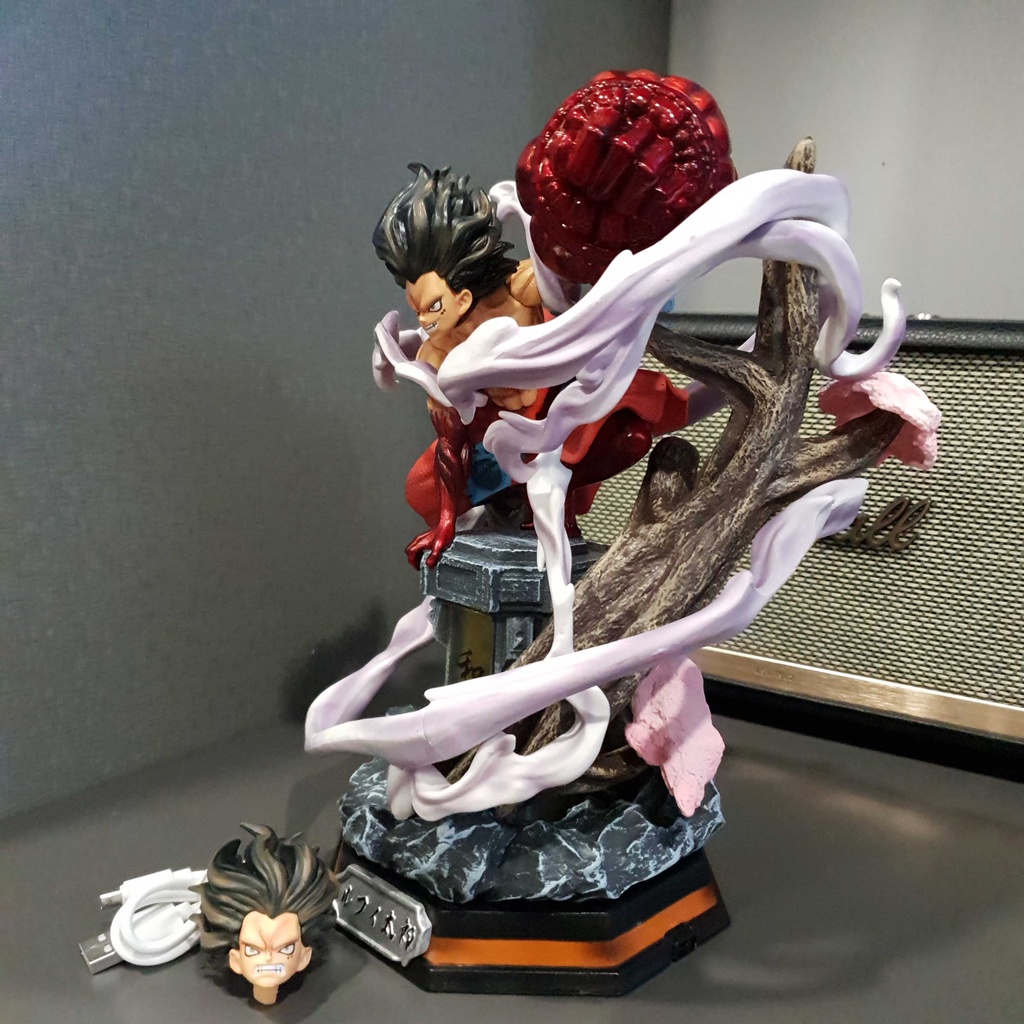 Figure / Mô hình Luffy Wano 26 cm - 38 cm có đèn