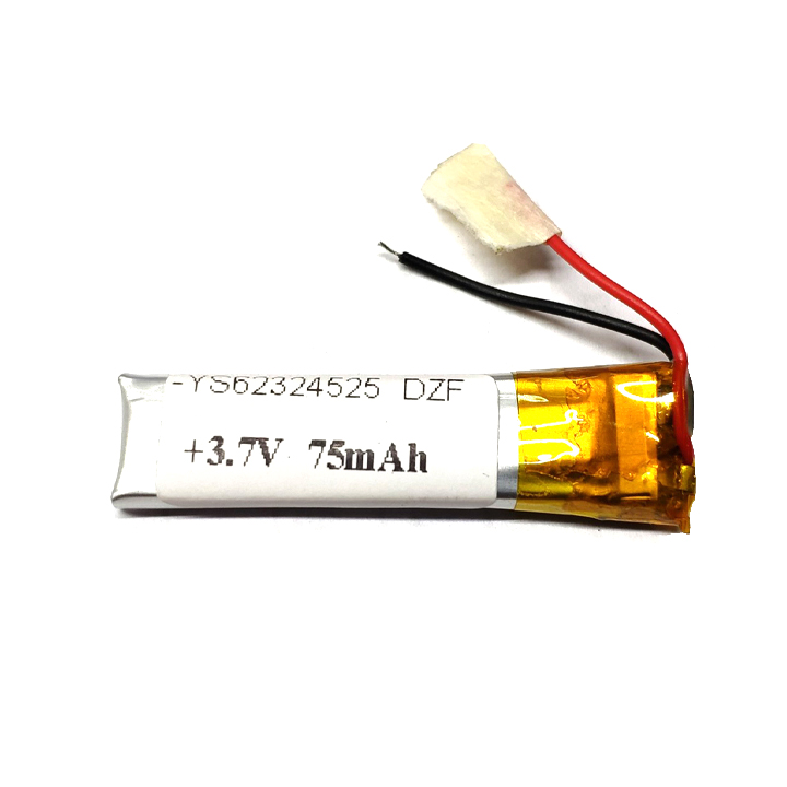 Pin lipo 3.7VDC 75mAh ( pin tai nghe, pin máy nhge nhạc mp3 mp4 )