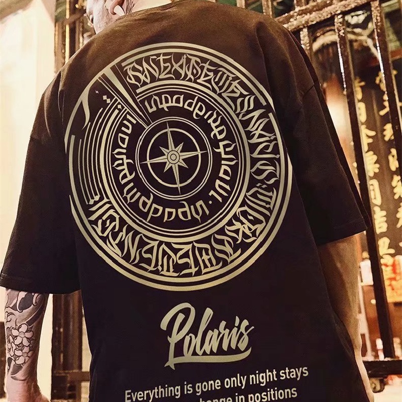 Áo Thun Tay Ngắn Dáng Rộng In Họa Tiết Hoạt Hình Phong Cách Hàn Quốc Thời Trang Mùa Hè Cho Nam Size M-8XL