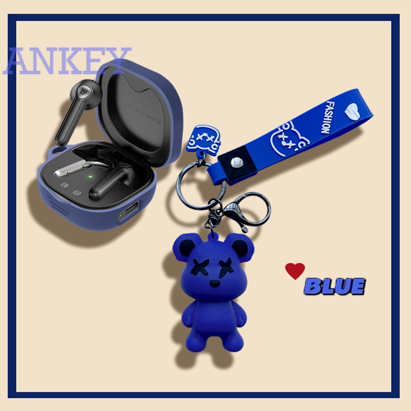 SoundPEATS TrueAir2 / Air2+ Vỏ Bảo Vệ Hộp Sạc Tai Nghe Bluetooth Không Dây Bằng Silicon Hình TWS Dễ Thương Cho