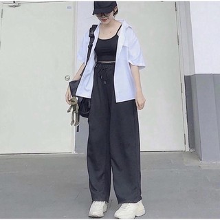 Quần Nỉ Ống Rộng - Siêu Chất