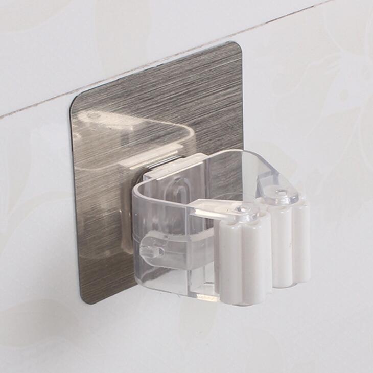 Móc treo cây lau nhà dán tường sử dụng tiện lợi