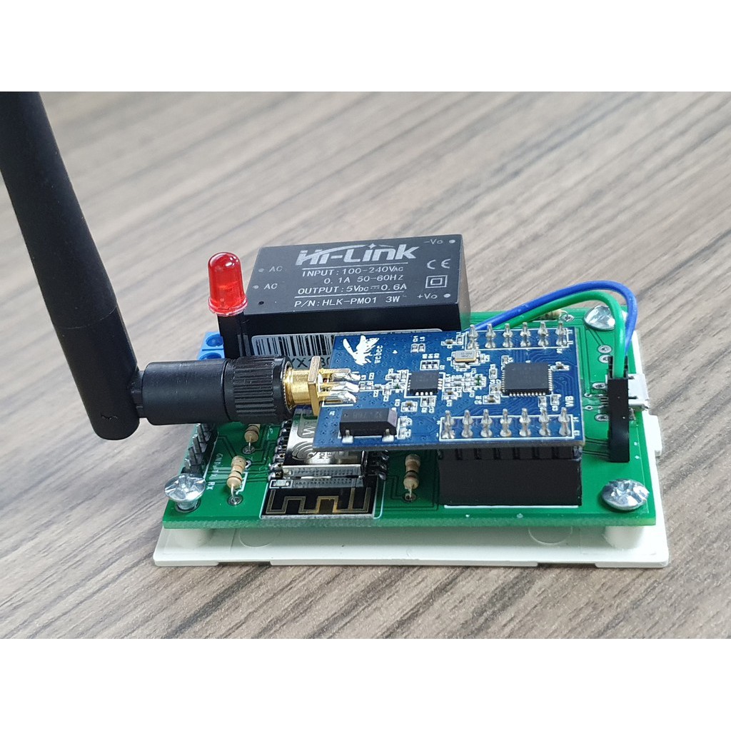 Wifi Zigbee CC2530 + CC2591 Flash Coordinator Zigbee2mqtt dùng kết nối Wifi