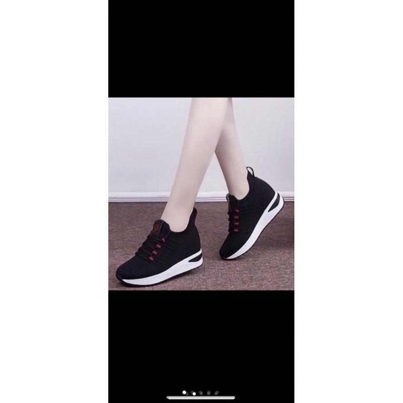 Giày thể thao độn đế 6cm có dây hot hit | BigBuy360 - bigbuy360.vn