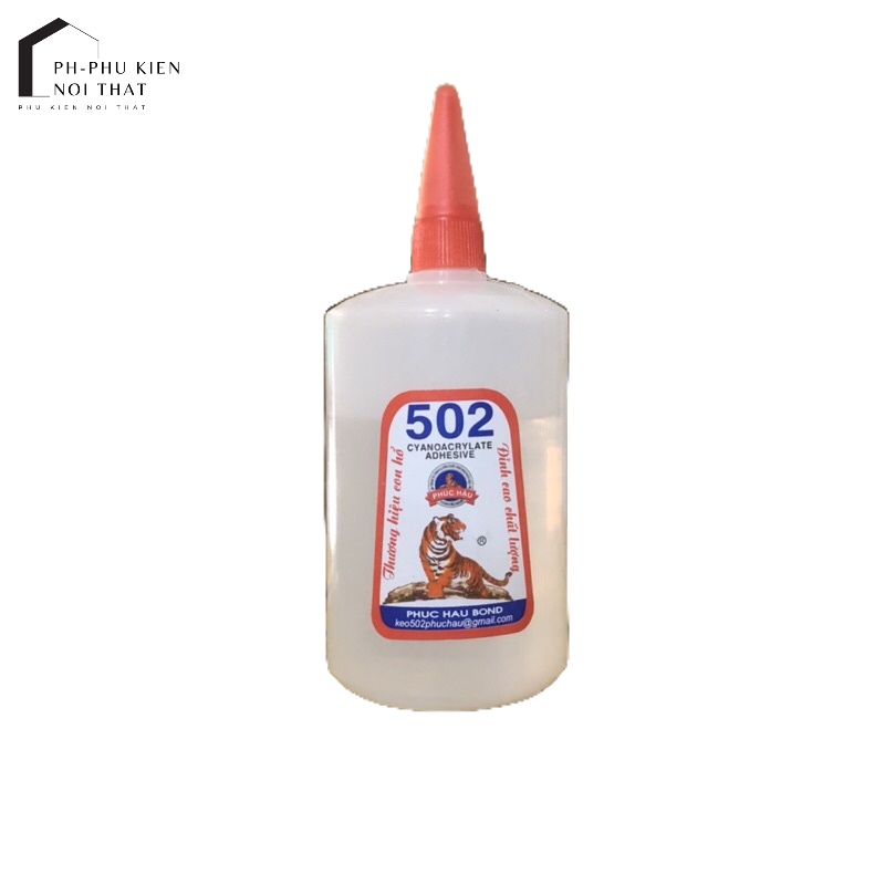 Keo 502 lọ to siêu dính nắp đỏ N160 - keo phúc hậu