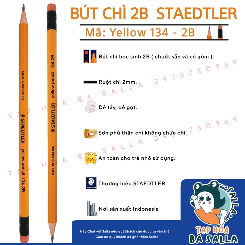 1 Cây Bút Chì 2B STAEDTLER ( 134 - 2B )