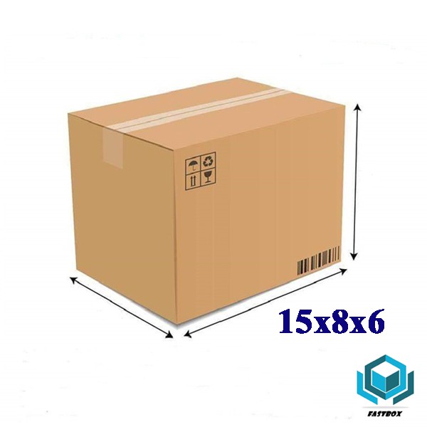 Fb - 1 Hộp Carton 15X8X6 Cm Thùng Carton