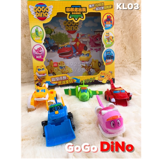 Bộ Khủng Long BIẾN HÌNH GoGo DiNo( có video thật tại shop)