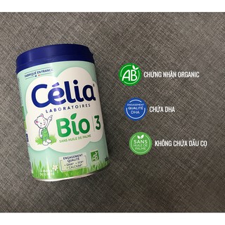 Sữa Célia Bio 3 800g