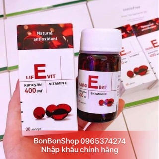 Vitamin e đỏ nga 400mg chuẩn auth đẹp da