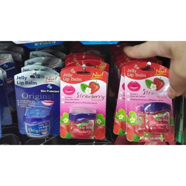 ( Chuẩn Auth) Dưỡng môi Jelly Vaseline Thái lan dưỡng mềm hồng môi