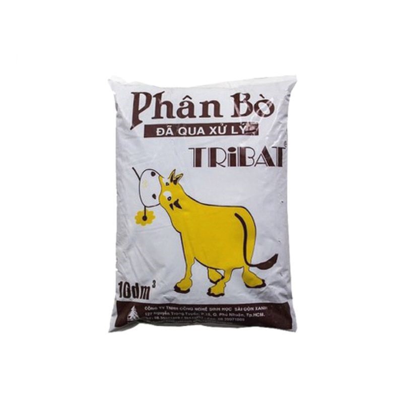 Phân bò đã qua xử lý Tribat 10dm3 ( 3kg-3,5kg/túi ) giá rẻ