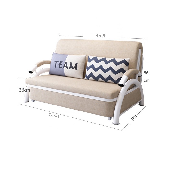Sofa Giường Cao Cấp Thông Minh Đa Năng - Giường Sofa Gấp Kiêm Ghế Phong Cách Hàn Quốc - Bảo Hành 3 Năm