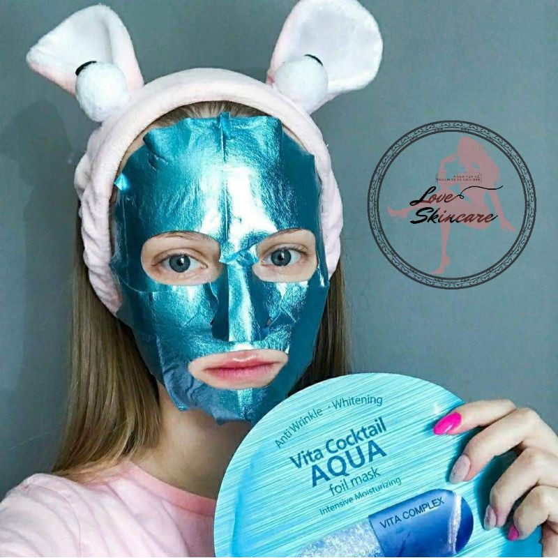 (GRAB - NOWSHIP) (DATE 10-01-2022) Mặt Nạ Dưỡng Da BNBG Vita Cocktail Aqua Foil Mask