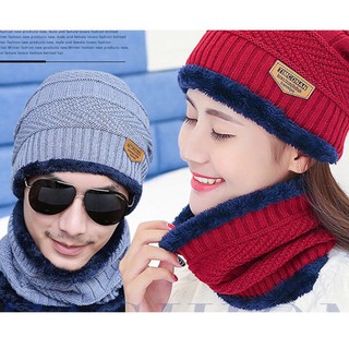 Mũ Len Nữ Và Khăn Choàng Cổ Mùa Đông - Mềm Mịn - Ấm Áp| Mũ Len Nam Nữ Hàn Quốc