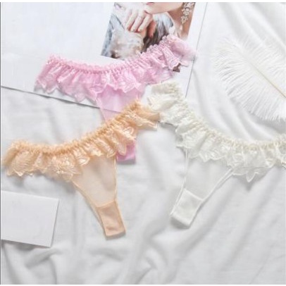 Quần Lót Lọt Khe Lưng Thấp Siêu Mỏng Không Đường May Thêu Họa Tiết Nhiều Màu Tùy Chọn Quyến Rũ Cho Nữ 2life