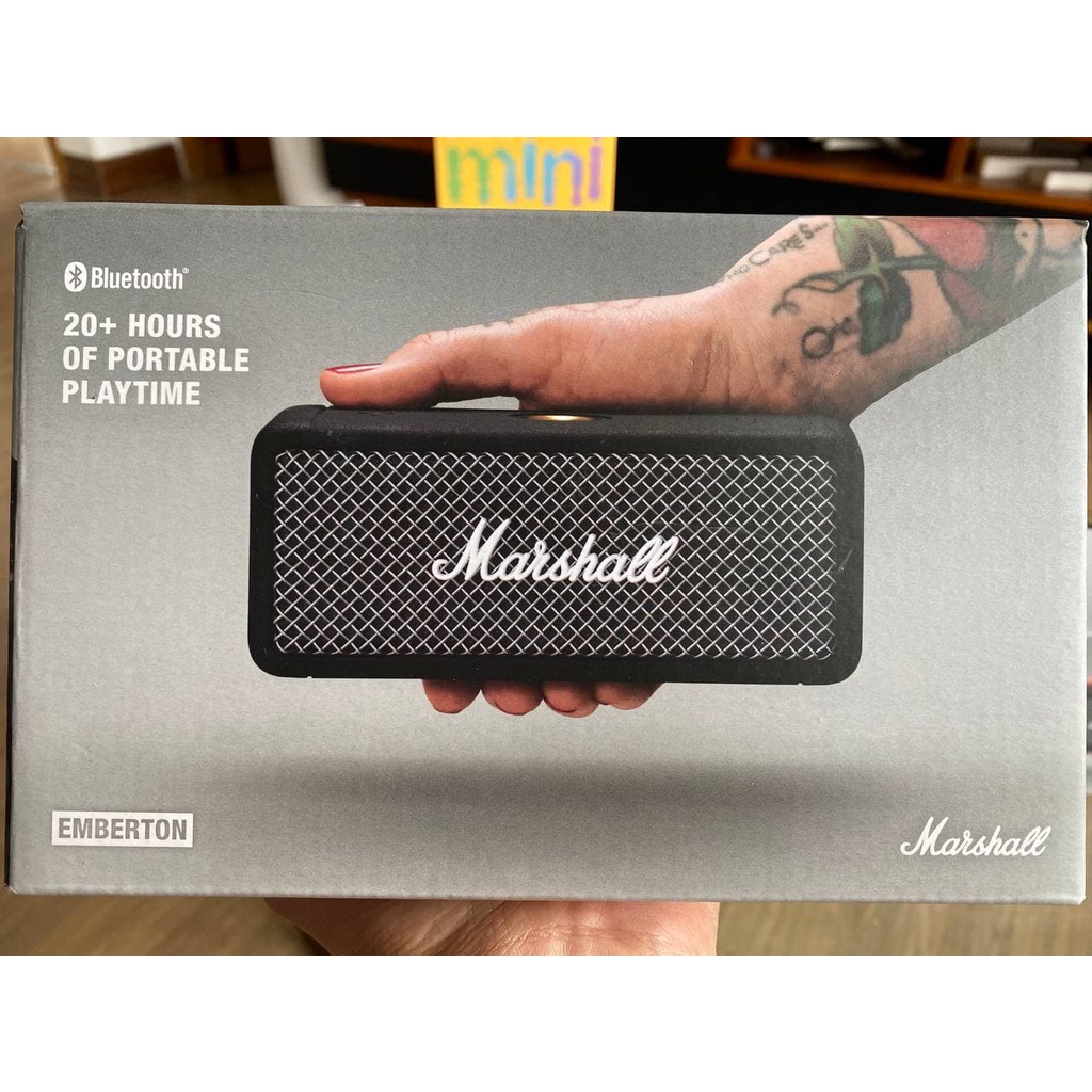 [Mã 151ELSALE1 hoàn 7% đơn 300K] Marshall Emberton - Loa Bluetooth chính hãng Mới 100% Nguyên seal