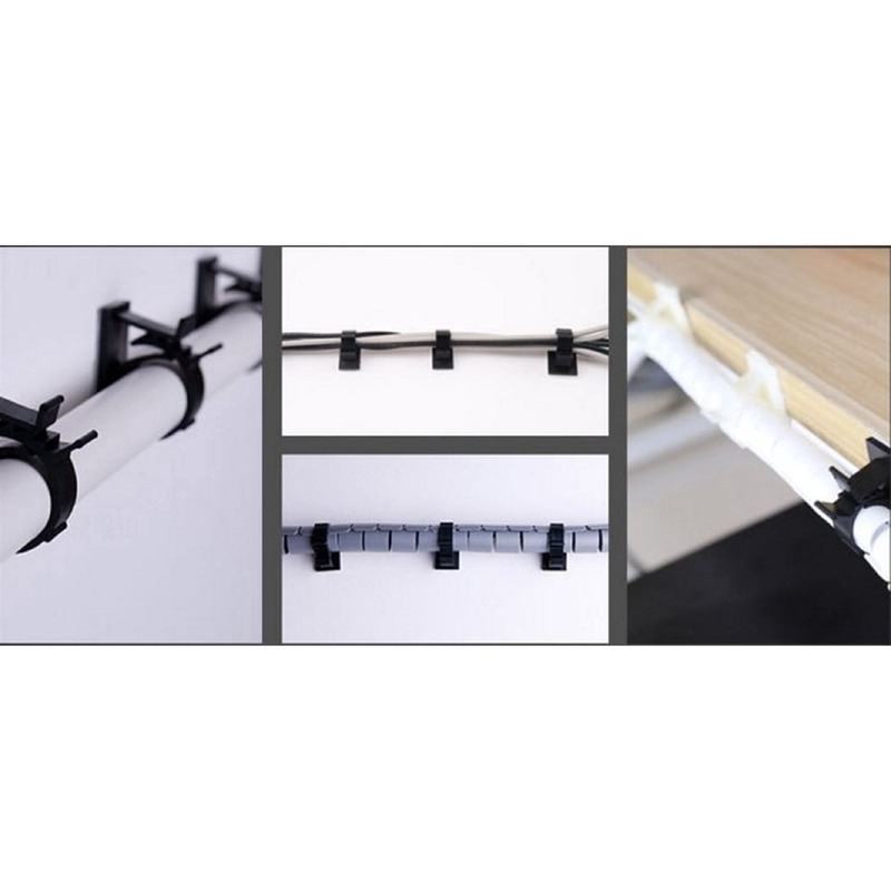 Kẹp cáp có thể điều chỉnh có thể được dán trực tiếp