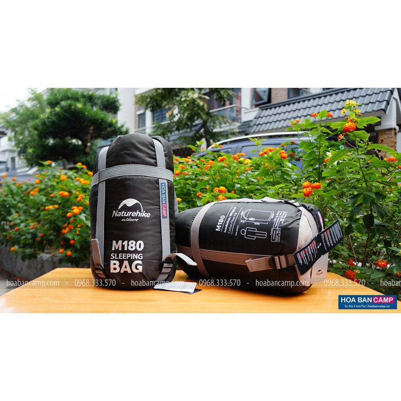 Túi Ngủ Cotton Kèm Mũ NatureHike M180 NH20MSD02 | 2-6°C