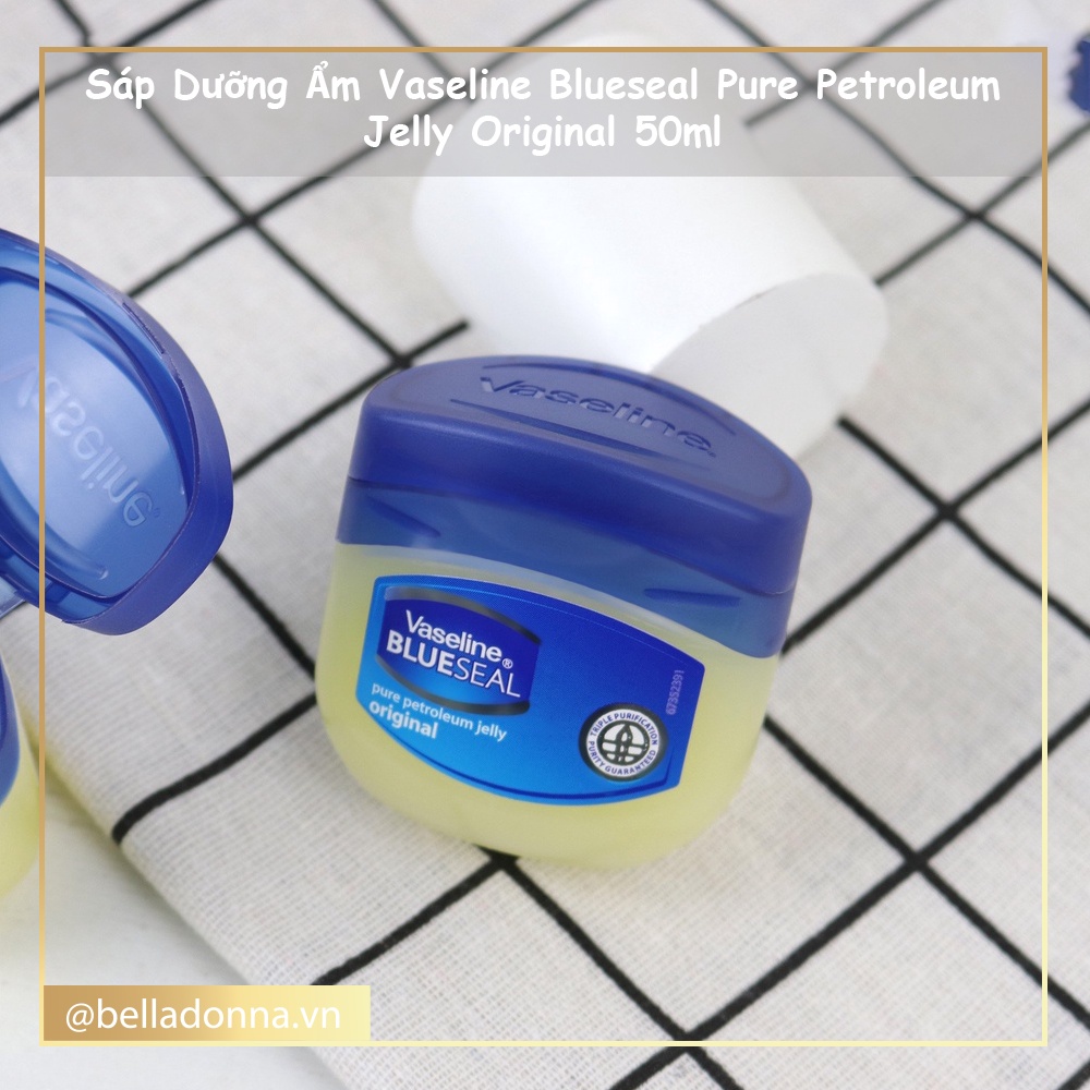 Sáp Dưỡng Ẩm Đa Năng Vaseline Blueseal Pure Petroleum Jelly Original 50ml