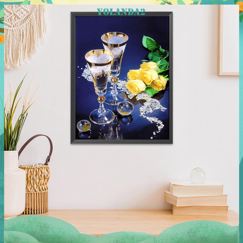 Tranh Thêu Chữ Thập Hình Hoa 11ct chất lượng