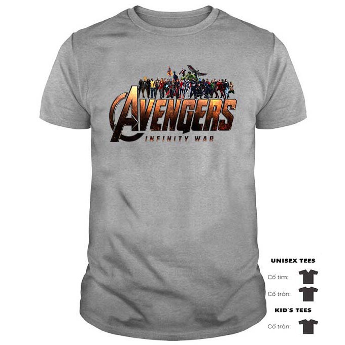 SALE- [HÀNG CHẤT] ÁO THUN AVENGERS INFINITY WAR | AVENGERS MARVEL TSHIRT - áo HOT