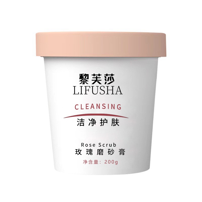 Kem Tẩy Tế Bào Chết Toàn Thân Chiết Xuất Hoa Hồng LIFUSHA - Nội Địa Trung
