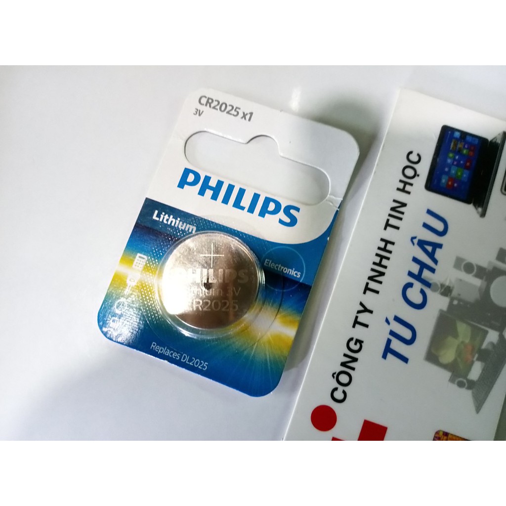 Pin Minicell Philips Lithium CR2025 - 3V: Vĩ 1 Viên