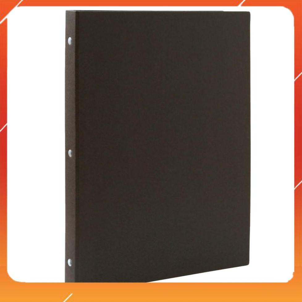 THƯƠNG HIỆU MUJI BÌA CÒNG NHẪN A4 30 LỖ Có thể lưu trữ được khoảng 130 túi đục lỗ và thêm tối đa khoảng 50 túi bổ sung