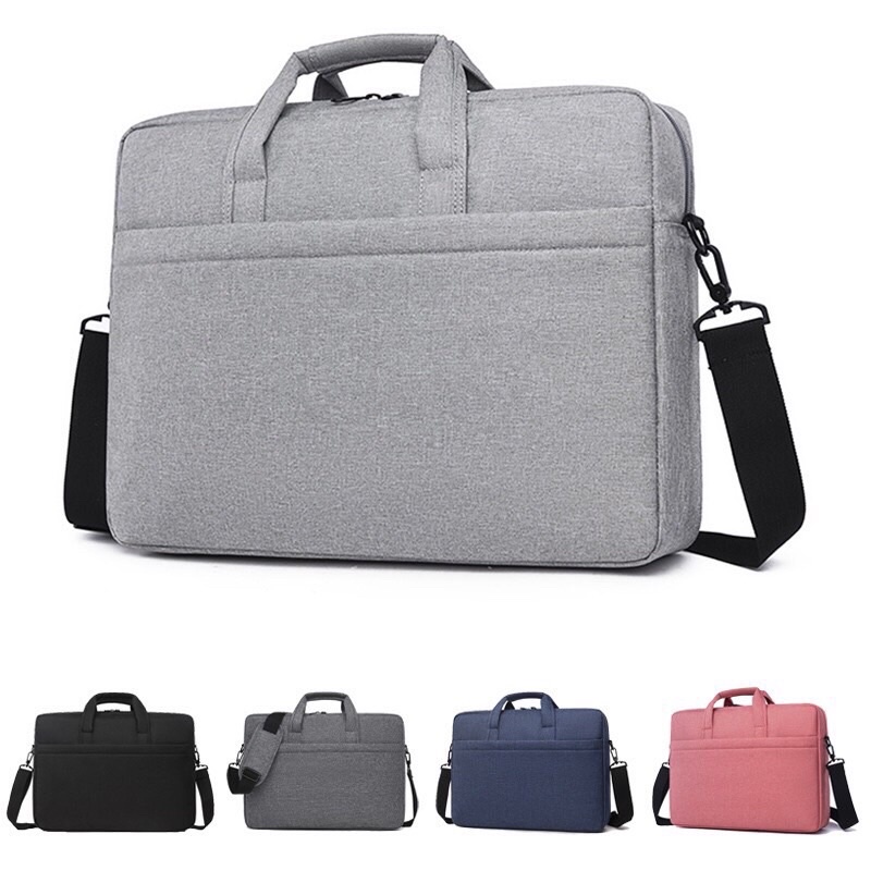 Túi chống sốc Laptop / Macbook cao cấp 13,3 14 15,6 inch ST06 II Bao Da Đựng Máy Tính Nam Nữ 002
