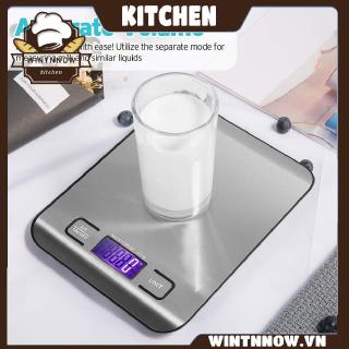 Cân thực phẩm điện tử hàng cao cấp độ chính xác cao chống nước mặt nox không gỉ (5g-10kg )hoặc