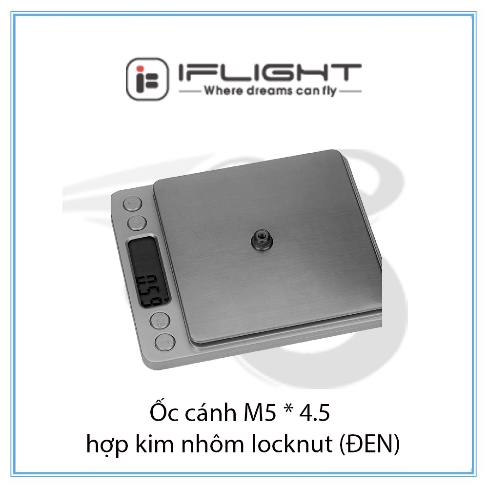Ốc cánh M5 * 4.5 hợp kim nhôm locknut